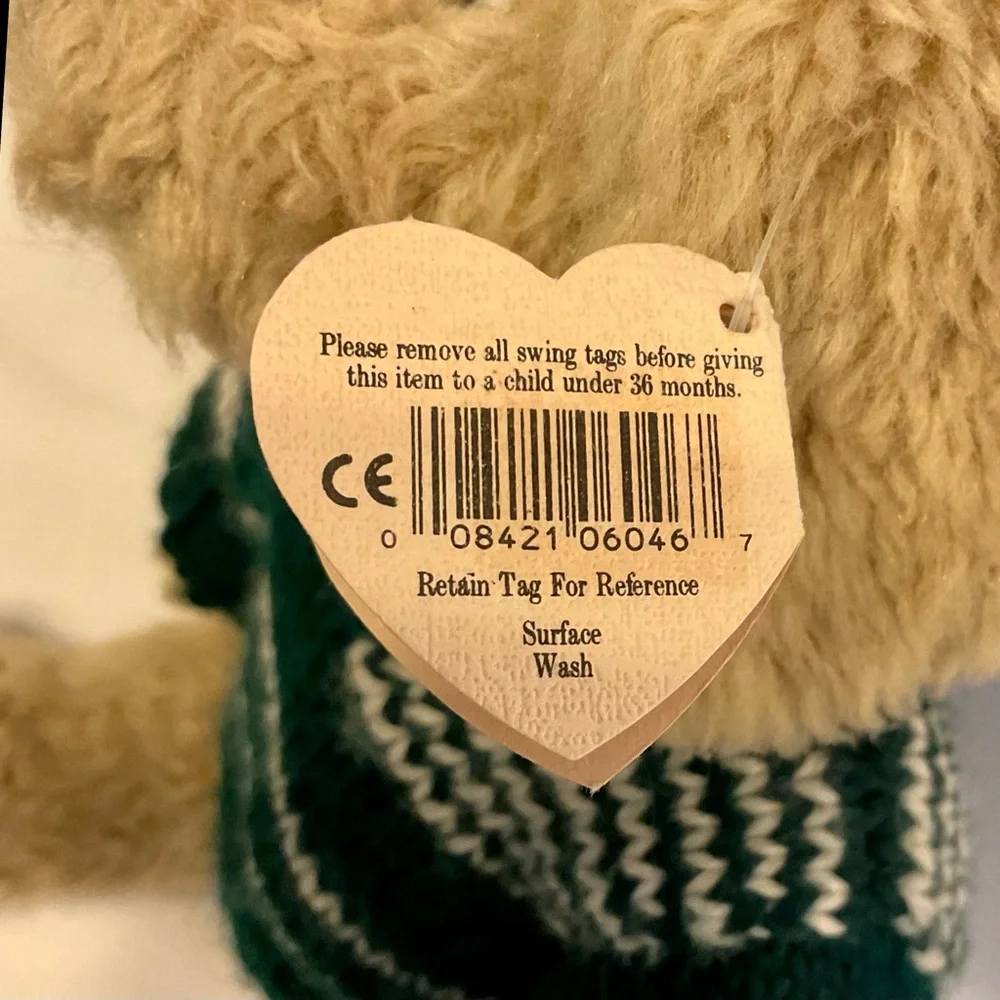 Ty “Spencer” with floppy ears jointed stuffed dog